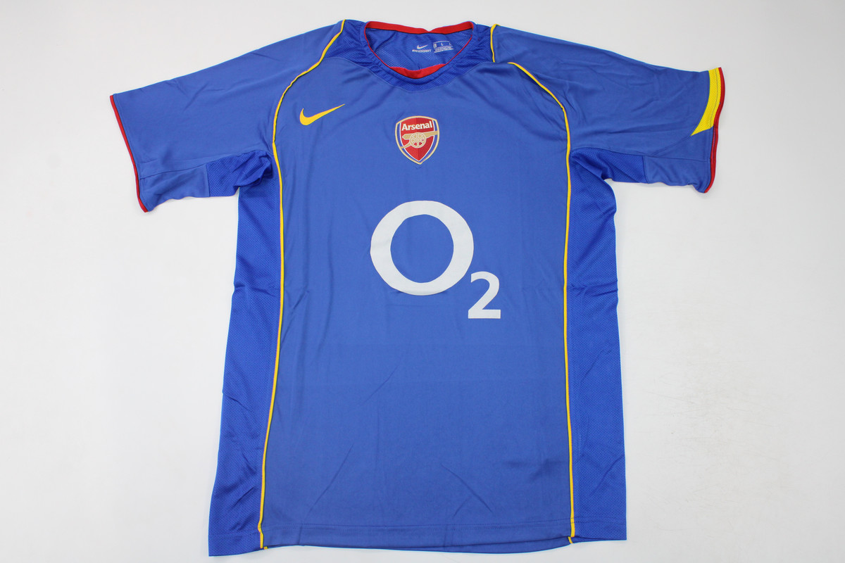 AAA Quality Arsenal 04/05 Away Blue Soccer Jersey